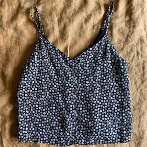 Madewell XS floral sleeveless top